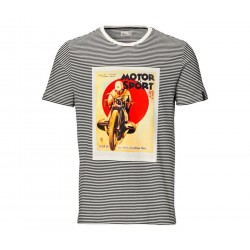 BMW Motorrad T-Shirt Boxer Ανδρικό Λευκό / Μαύρο ΕΝΔΥΣΗ